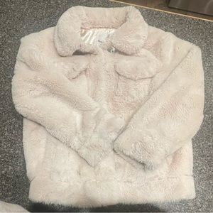 Youth small furry jacket.